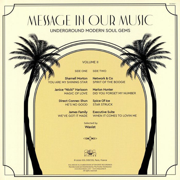 Various : Message In Our Music Volume II (LP, Comp, RM)