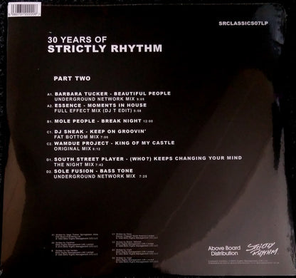 Various – 30 Years Of Strictly Rhythm Part Two (2x12", Strictly Rhythm, 2020) Image 3