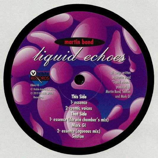 Martin Bond : Liquid Echoes  (12", RE)