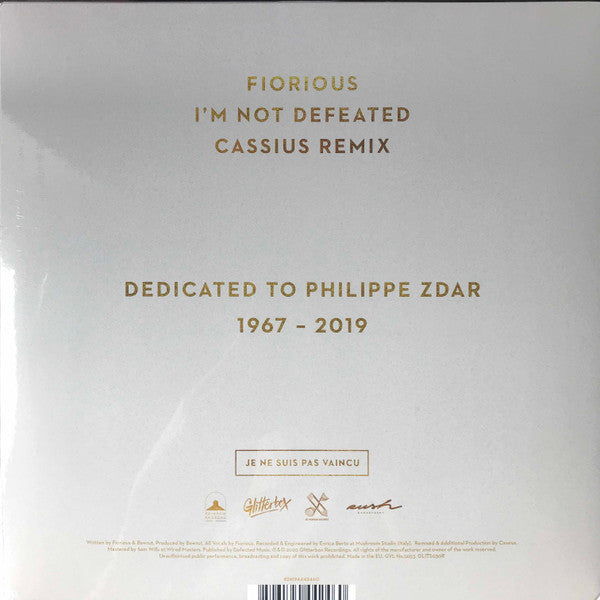 Fiorious : I'm Not Defeated (Cassius Remix) (12", S/Sided, Etch, Ltd)