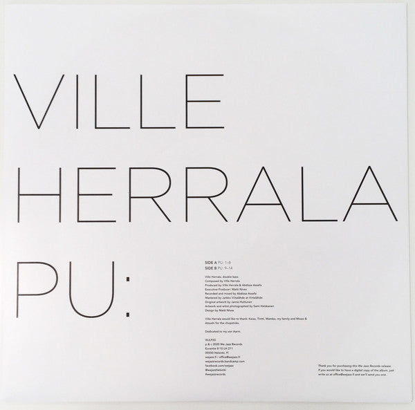 Ville Herrala : Pu: (LP, Album, Red)