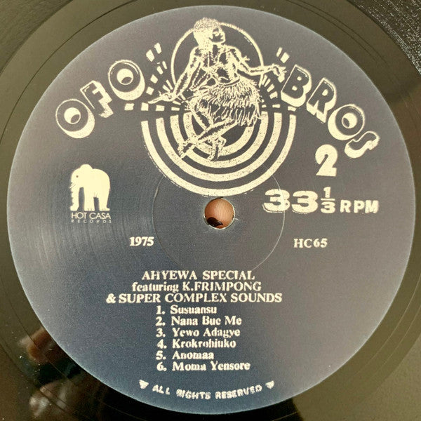 Alhaji K. Frimpong & The Super Complex Sounds : Ahyewa Special (LP, Album, RE)