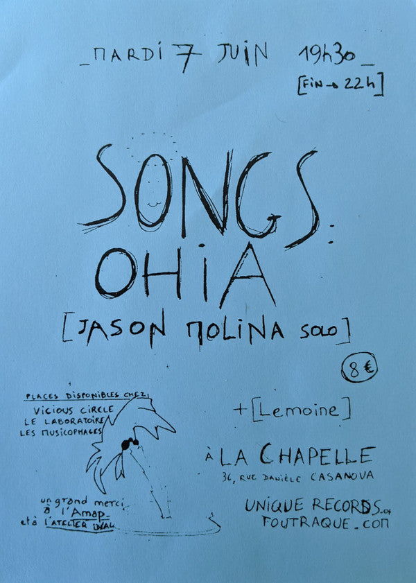 Jason Molina – Live At La Chapelle (LP, Secretly Canadian, 2020) Image 5