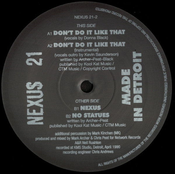 Nexus 21 : Made In Detroit (12")