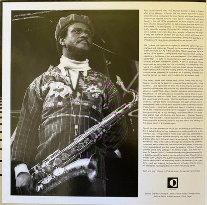 Pharoah Sanders : Live In Paris (1975) (Lost ORTF Recordings) (LP, Album, Dlx, RM)