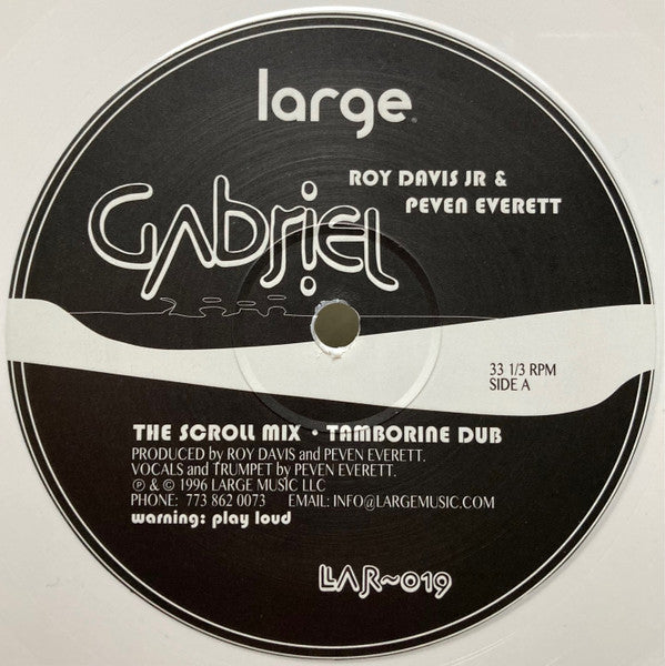 Roy Davis Jr. & Peven Everett : Gabriel (12", RE, RP, Whi)