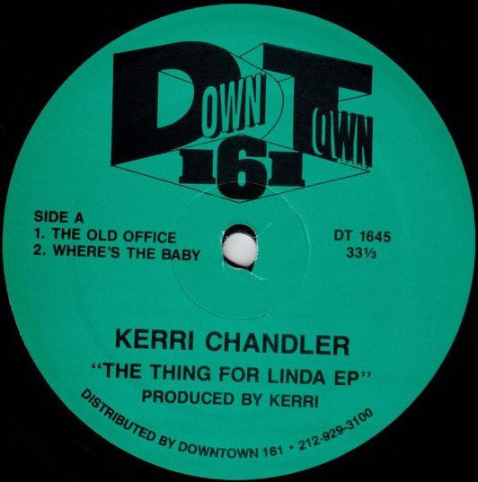 Kerri Chandler : The Thing For Linda EP (12", EP)