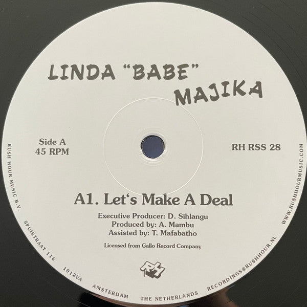 Linda 'Babe' Majika / Thoughts Visions And Dreams Featuring Ray Phiri : Let's Make a Deal (12")