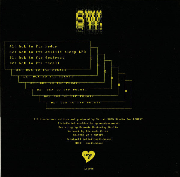 SW. : BCK TO FTR (12", EP)