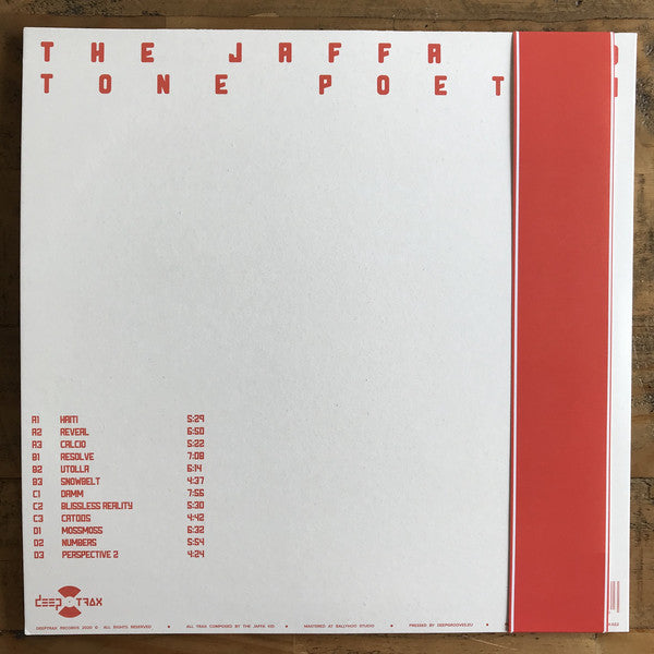 The Jaffa Kid : Tone Poetry (2x12", Album)