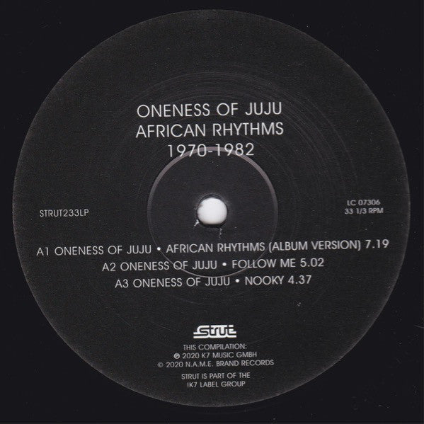 Oneness Of Juju : African Rhythms 1970-1982 (3xLP, Comp, RE, RM)