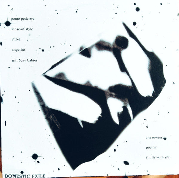 Luar Domatrix – Nova Vida Passada (LP, Domestic Exile, 2020) Back Cover