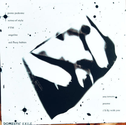 Luar Domatrix – Nova Vida Passada (LP, Domestic Exile, 2020) Back Cover