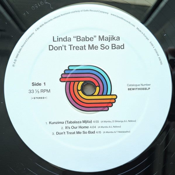 Linda 'Babe' Majika : Don't Treat Me So Bad (LP, Album, RE, 140)