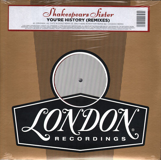 Shakespear's Sister : You're History (Remixes) (12", RSD, Ltd, Red)