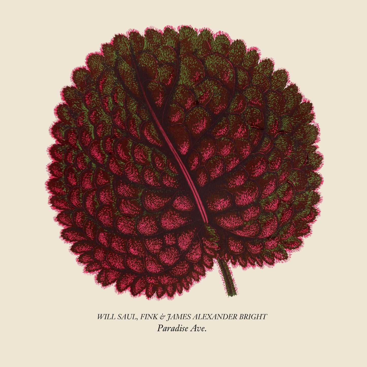 Will Saul Fink James Alexander Bright – Paradise Ave. (12", Aus Music, 2025) Front Cover