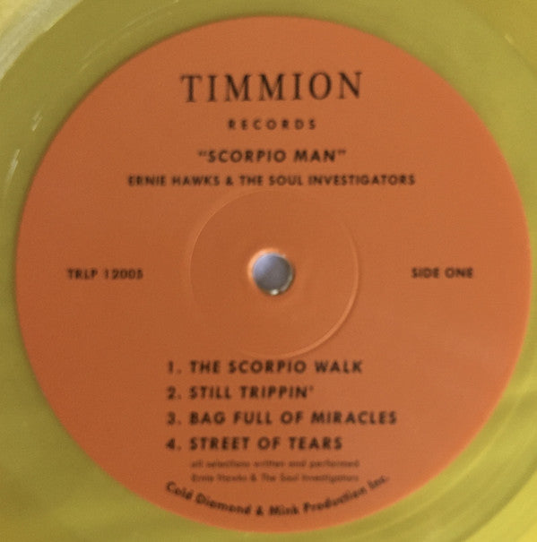 Ernie Hawks And The Soul Investigators : Scorpio Man (LP, Album, Yel)