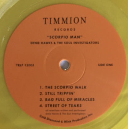 Ernie Hawks And The Soul Investigators : Scorpio Man (LP, Album, Yel)