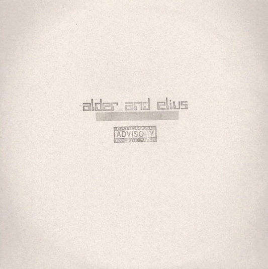 Alder And Elius : Parental Advisory (12")