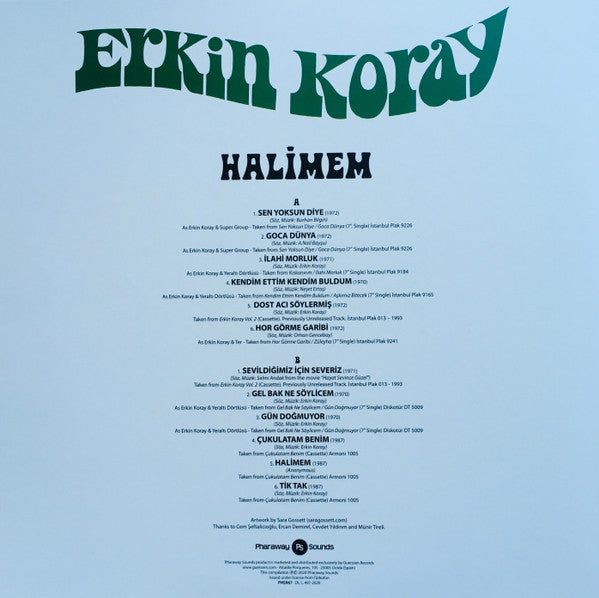 Erkin Koray : Halimem (LP, Comp, RM)