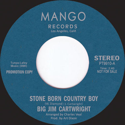 Big Jim Cartwright : Stone Born Country Boy (7", Single)