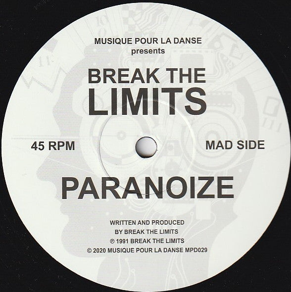 Break The Limits : Paranoize / The Thinker (12", RE)