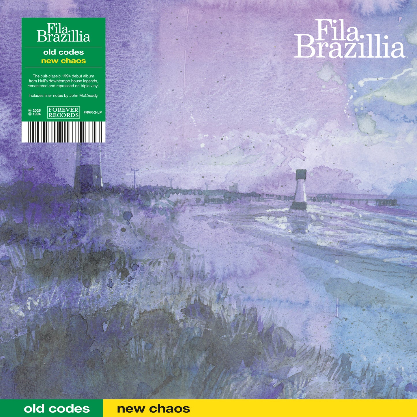Fila Brazillia – Old Codes New Chaos (3xLP, Forever Records, 2026) Front Cover