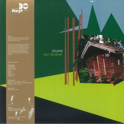 Ilpo Väisänen – Asuma (LP, Editions Mego, 2025) Front Cover