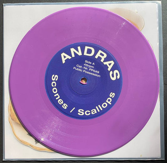 Andras Fox : Scones / Scallops (7", Ltd, Pur)