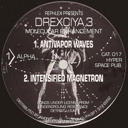 Drexciya – Drexciya 3 - Molecular Enhancement (12", Rephlex, 1993) Front Cover