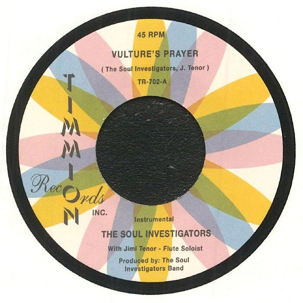 The Soul Investigators : Vulture's Prayer (7", Single, RP)