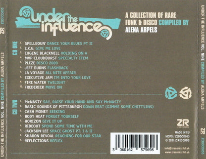 Alena Arpels : Under The Influence Volume Nine (A Collection Of Rare Funk & Disco) (2xCD, Comp)