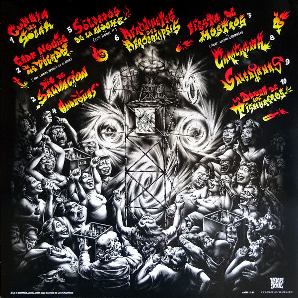 Los Chapillacs – Lo Bueno, Lo Malo, Lo Feo y Los Alaracosos (LP, Vampi Soul, 2021) Back Cover