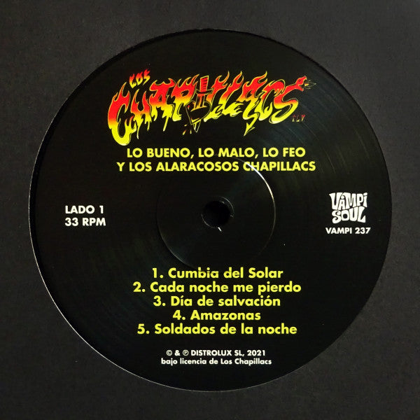 Los Chapillacs – Lo Bueno, Lo Malo, Lo Feo y Los Alaracosos (LP, Vampi Soul, 2021) Image 4