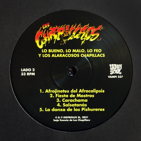Los Chapillacs – Lo Bueno, Lo Malo, Lo Feo y Los Alaracosos (LP, Vampi Soul, 2021) Image 5