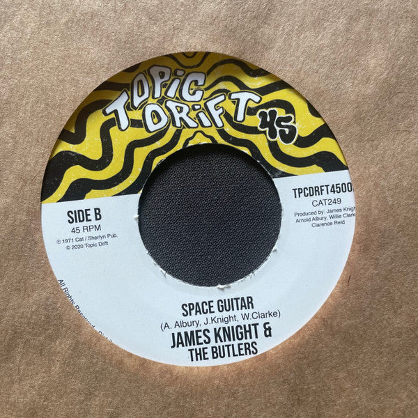 James Knight & The Butlers : Baby Please Pretty Please / Space Guitar (7", RE)