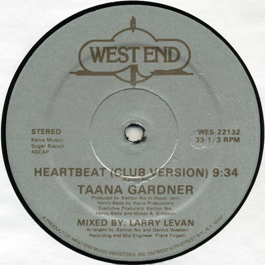 Taana Gardner : Heartbeat (12", Single)