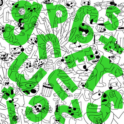 Various – Gangster Music Vol​. ​2 (2xLP, Pink, All City Records, 2022) Front Cover