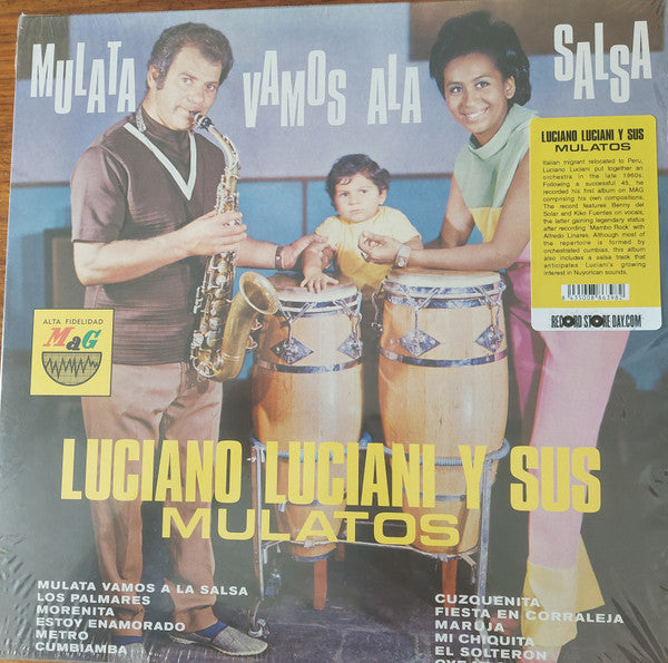 Luciano Luciani Y Sus Mulatos – Mulata Vamos A La Salsa (LP, Vampi Soul, 2022) Back Cover
