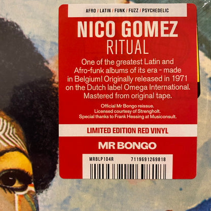 Nico Gomez And His Afro Percussion Inc. : Ritual (LP, Ltd, RE, Red)