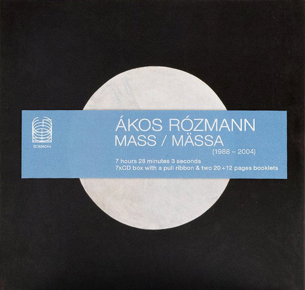 Ákos Rózmann : Mass / Mässa (1988 - 2004) (7xCD + Box)