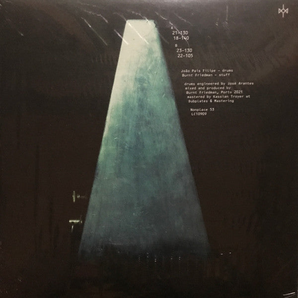 Burnt Friedman João Pais Filipe – Mechanics Of Waving (12", Nonplace, 2022) Back Cover