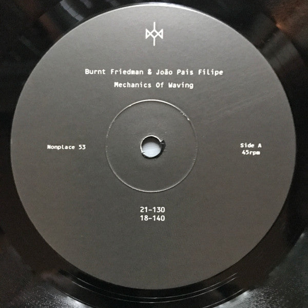 Burnt Friedman João Pais Filipe – Mechanics Of Waving (12", Nonplace, 2022) Image 3