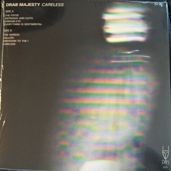 Drab Majesty – Careless (LP, Red/Orange Split, Dais Records, 2022) Back Cover