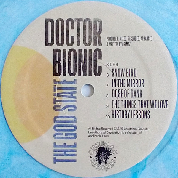 Doctor Bionic : The God State - An Aural Stimuli (LP, Album, Blu)