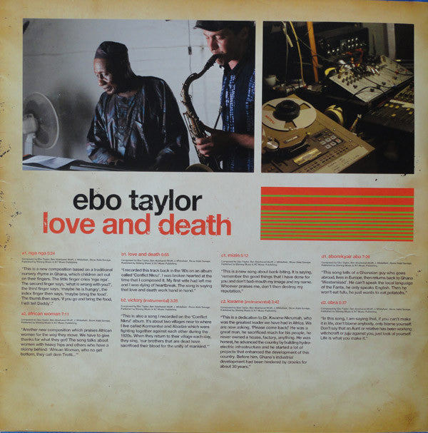 Ebo Taylor : Love And Death (2xLP, Album)