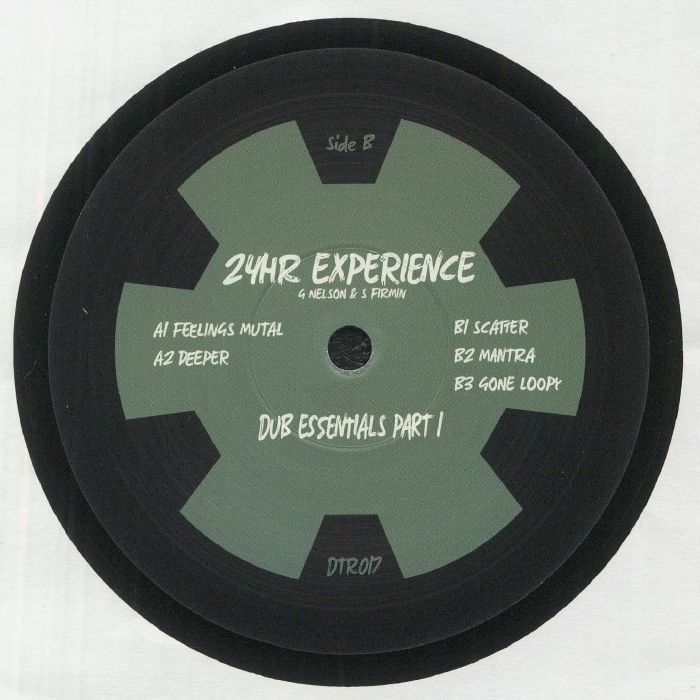 24Hour Experience – Dub Essentials Part 1 (12", Digital Tape Recordings, 2022) Back Cover