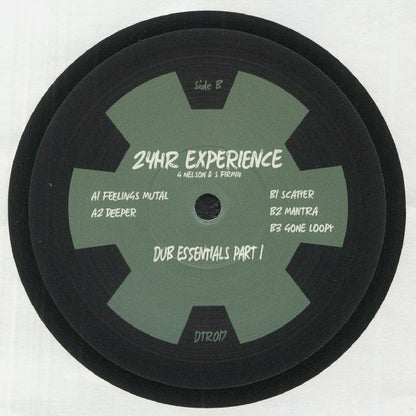 24Hour Experience – Dub Essentials Part 1 (12", Digital Tape Recordings, 2022) Back Cover