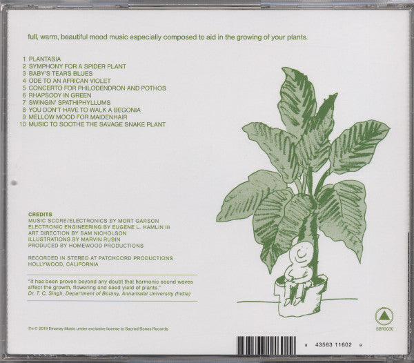 concerto for philodendron Mother Earth's Plantasia (CD)