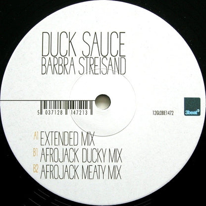 Duck Sauce – Barbra Streisand (12", All Around The World, 2010) Front Cover